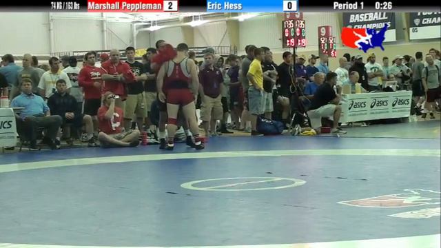 University Nat`ls FS 74 KG / 163 lbs: Marshall Peppleman vs. Eric Hess смотреть онлайн