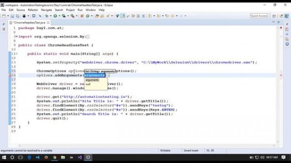Execute Selenium Scripts in Headless Chrome - Windows