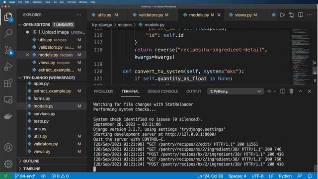 84 - Microservice to Database - Python & Django 3.2 Tutorial Series смотреть онлайн