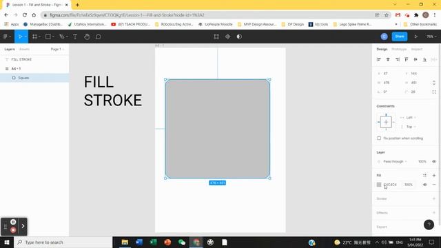 1  Figma   SignUp, Shapes, Fill, Stroke
