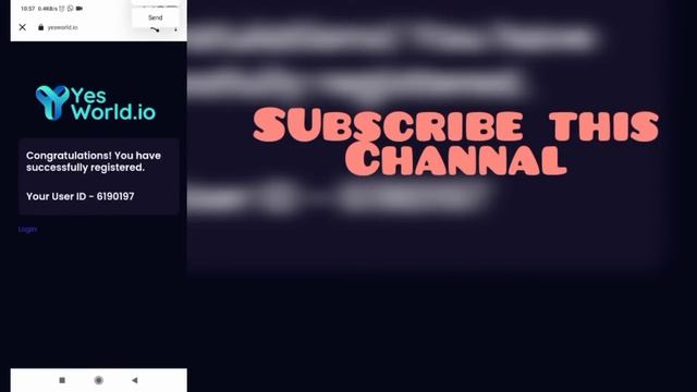 How to register in yes world and airdrop receive/ yes world may account kesy bnay or airdrop kes смотреть онлайн