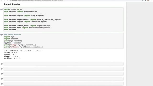 #21: Scikit-learn 18: Preprocessing 18: Multivariate imputation, IterativeImputer() смотреть онлайн