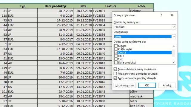 MS Excel lekcja numer 14 Suma Częściowa i konspekt смотреть онлайн