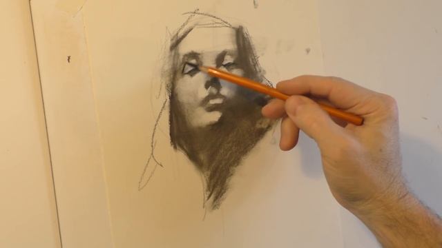 Quick Portrait Sketch in Charcoal смотреть онлайн