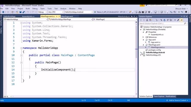 XAMARIN FORMS : Solution Architecture and Portable Class Library смотреть онлайн