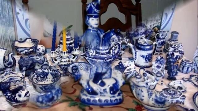 RUSSIAN PAINTING GZHEL РУССКАЯ РОСПИСЬ ГЖЕЛЬ смотреть онлайн