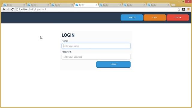 Node.js Shopping Cart - 01 - Introduce the HTML and the Site смотреть онлайн