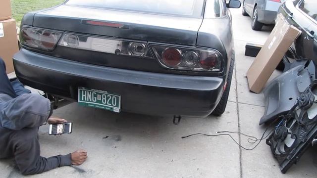 Mocking up the bodykit for my s13 nissan 240sx смотреть онлайн