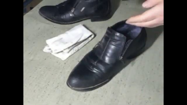 Чистим обувь дёшево