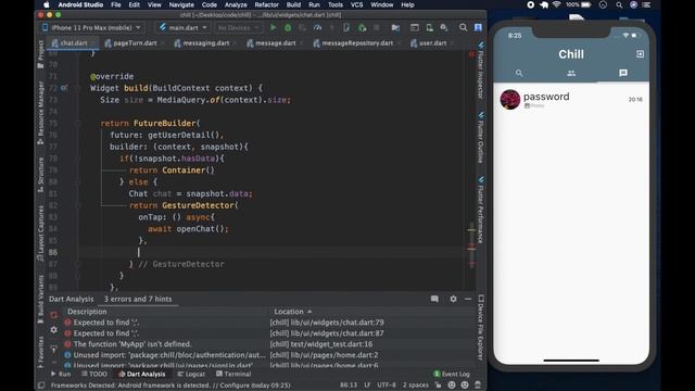 Build Flutter Tinder Clone with Firebase & BLoC #34/41 Chat Model & Chat Widget смотреть онлайн