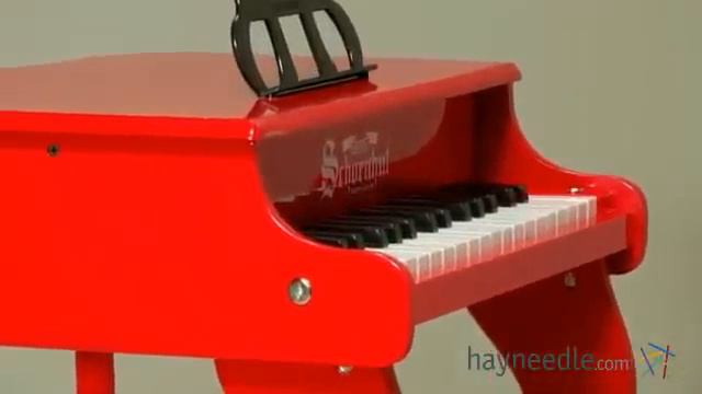 Schoenhut 30 Key Red Fancy Baby Grand Piano - Product Review Video смотреть онлайн