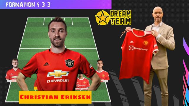 MAN UITED LNE UP WITH CHRISTIAN ERIKSEN & PAU TORRES UNDER ERIK TEN HAG смотреть онлайн