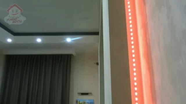 Родительская спальня с нишей под кровать и подсветкой в новостройке ЖК Грант Авеню смотреть онлайн