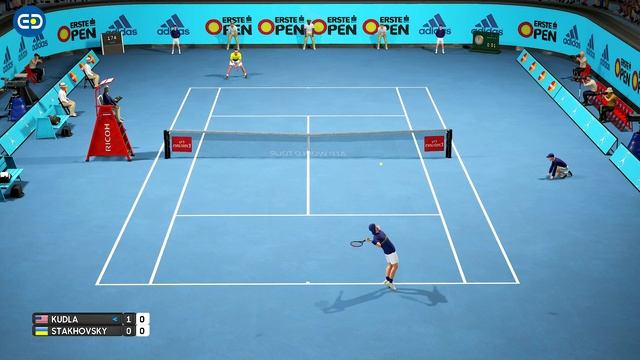 Denis Kudla vs Sergiy Stakhovsky - AO International Tennis PC Gameplay смотреть онлайн