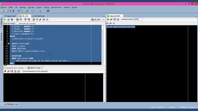 Curso PL/SQL desde Cero - 5 Manejo de Errores смотреть онлайн