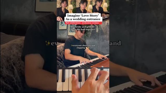 Imagine Love Story by Taylor Swift as a wedding entrance by@Jameswongkl смотреть онлайн