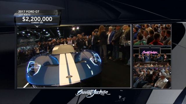 $2,500,000 2017 Ford GT - BARRETT-JACKSON смотреть онлайн