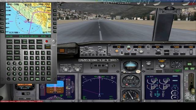 Microsoft Flight Simulator X - FMS( альтернатива PMDG) полный цикл