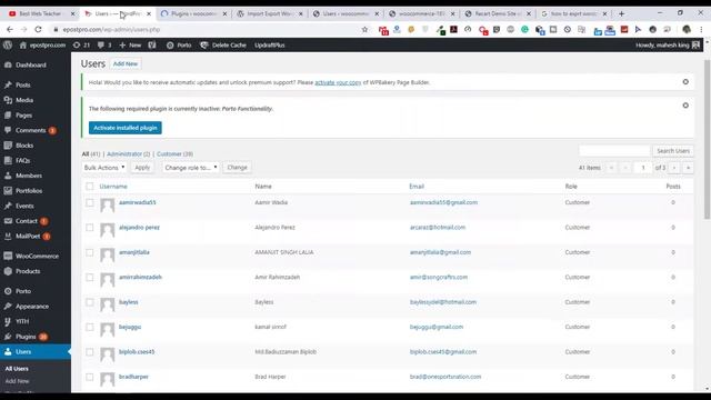 How To Easily Import And Export WordPress Users And Customer смотреть онлайн