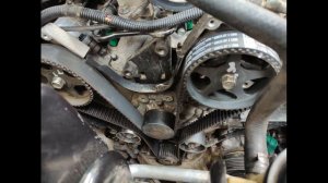 Обслуживаем Хундай Соната 2.7, V6. ГРМ(ремень оригинал, дубликат), свечи и т.д.