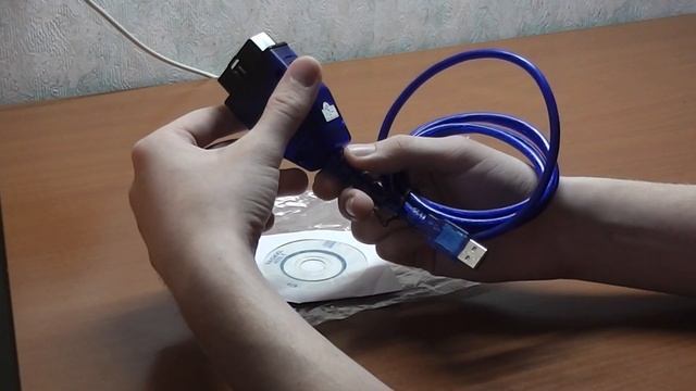 Диагностический адаптер KKL VAG-COM USB OBD-II