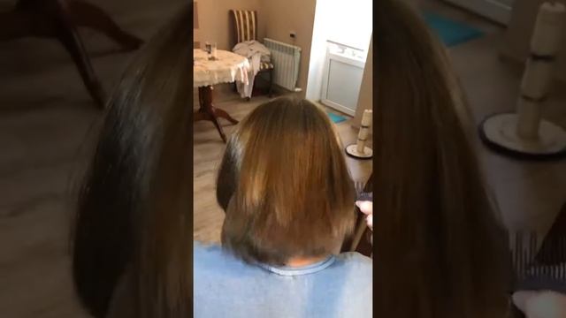 36 ✂️Кератиновое выпрямление (биксипластия/ботокс для волос Honma Tokyo) смотреть онлайн
