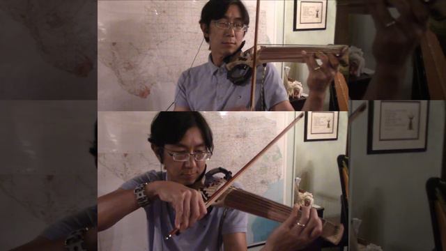 7-string Electric Violin Lutherie (EVL) Dragonfly - A little Crazy Train! смотреть онлайн