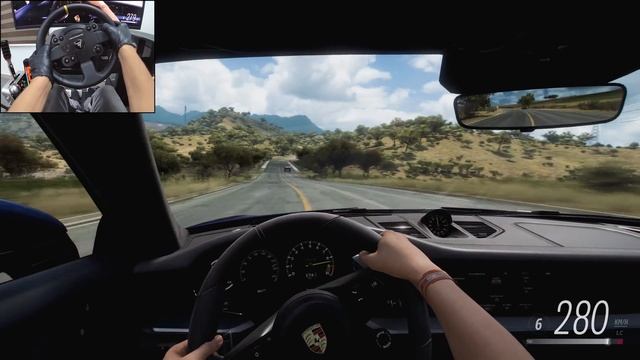 Porsche 911 GT3 - Forza Horizon 5 | Thrustmaster TX gameplay смотреть онлайн