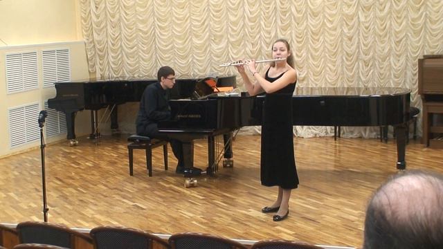 Chaminade:Concertino for flute and piano. Orlova Anna (age12) смотреть онлайн