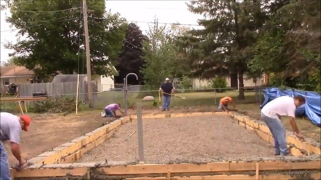 Ленточный фундамент для гаража смотреть онлайн