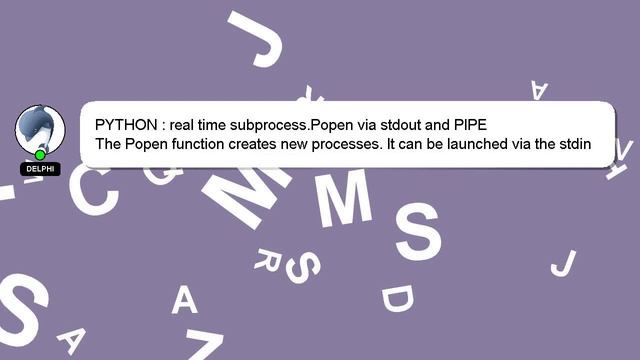 PYTHON : real time subprocess.Popen via stdout and PIPE смотреть онлайн
