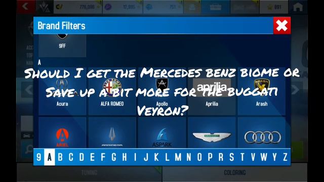 Should I get the Mercedes benz biome or the Buggati veyron? смотреть онлайн