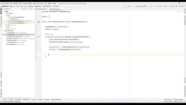 Android Studio Toggle Button with java .Android studio MIRACLE GROUP смотреть онлайн