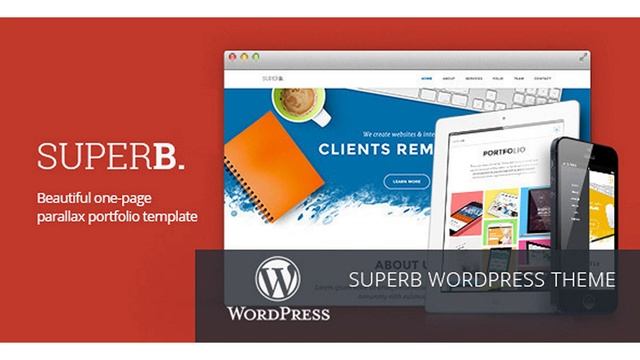 Superb - Responsive One-Page WordPress Theme | Themeforest Website Templates and Themes смотреть онлайн