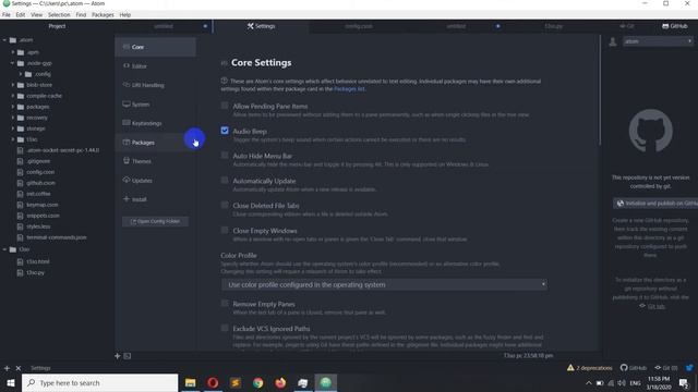 How to Hide in Folder Context Menus in Atom Editor смотреть онлайн