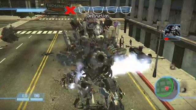 Transformers The Game: Ironhide Vs Blackout And Starscream