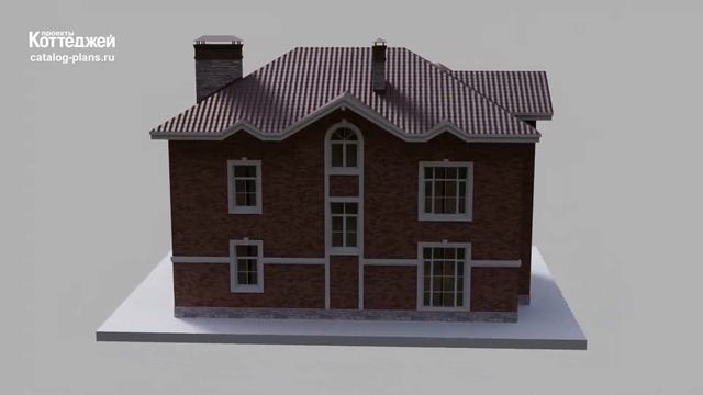 Проект трёхэтажного дома 40-11GABL, габариты 15x11 м смотреть онлайн