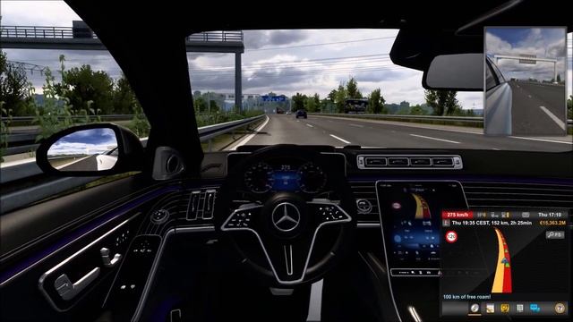 [ATS/ETS2] Mercedes-Benz W223 S-Class V1 смотреть онлайн