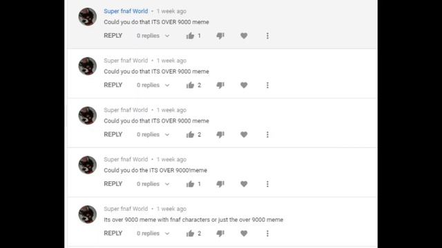 Over 9,000!!! Meme #Fnaf version смотреть онлайн