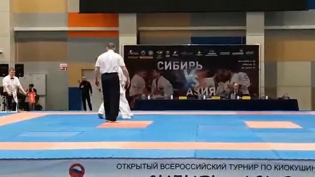 Открытый Всероссийский турнир по Кекушин на Кубок " Сибирь-Азия"!!! Матвей первый бой. смотреть онлайн