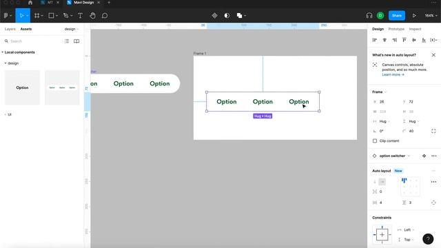 Create a TOGGLE BUTTON (Option Switcher) With a HOVER Functionality (Figma Tutorial) смотреть онлайн