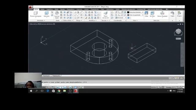 EJECICIO autocad #7 tres D смотреть онлайн