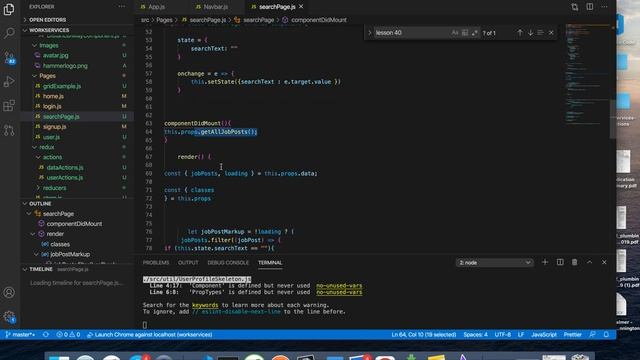React Redux Firebase - Full Stack App #40 - Search Bar & Filter смотреть онлайн