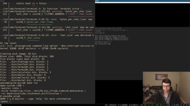 Fixing Warnings & Compile Errors | 32 Bit OS Dev (in C) смотреть онлайн