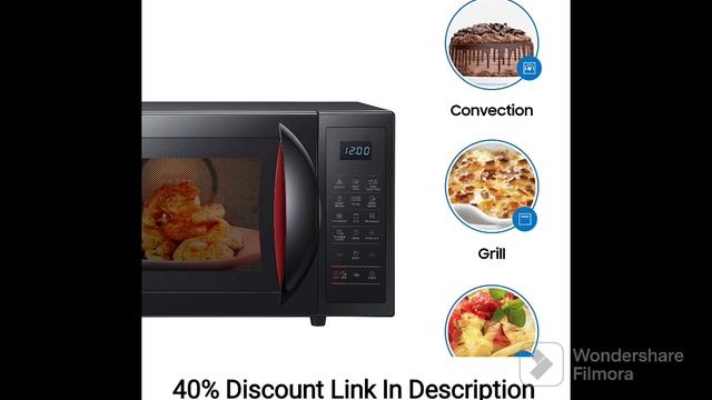 Samsung 28 L Convection Microwave Oven (MC28A5013AK/TL, Black, Curd Anytime) смотреть онлайн