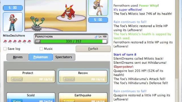Pokemon PO B/W OU Battle #1 vs. SilentDreams смотреть онлайн