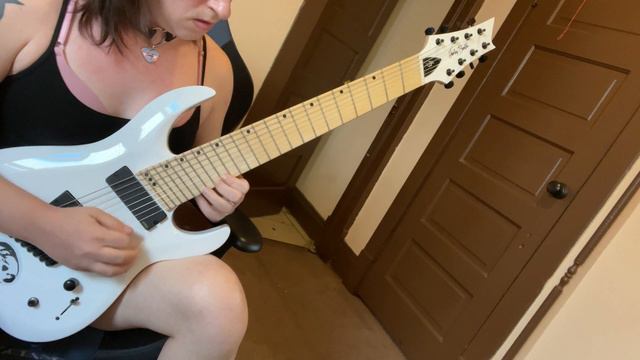 Old solo I wrote (Harley Benton fanned 8 w/ EMG808s) смотреть онлайн