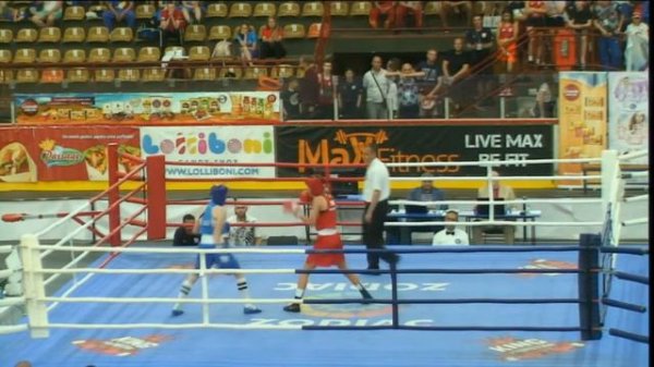 2019-05-27 - 02 - Megan Bainbridge (ENG) VS Anastasiia Kirienko (RUS ) - 48kg