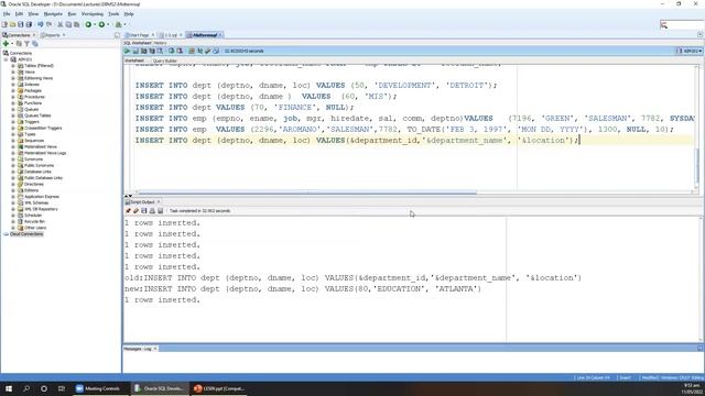 SQL Oracle Lesson 9 Part 1 смотреть онлайн