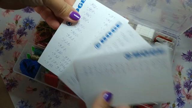 3. Моя организация и хранение ниток мулине 47.My organization and storage of floss threads смотреть онлайн